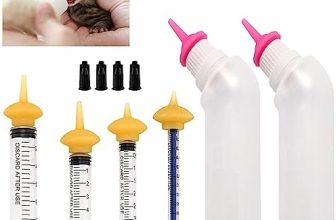 Gufastoe Pezón de silicona para alimentación de mascotas con biberón y jeringas para cachorros, perros, gatos u otras mascotas (modelo 2)