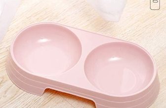 LHLHMTazón Para Perros Oval Tazón Doble Para Mascotas Tazón Para Alimentos Para Mascotas Pequeño Tazón Simple Para Gatos Tazón Para Perros