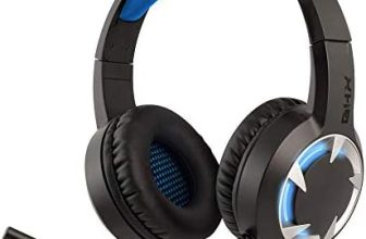 NGS GHX-510 Auricular Gaming con Micrófono Ajustable 15W, Luces LED, Compatible PS4/XBoxOne/PC