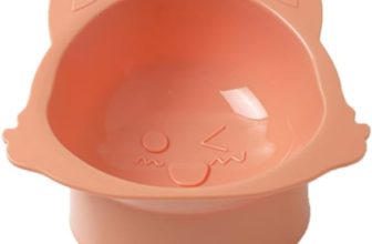 oueyfer Tazón para Perros Capacidad Protectores Cuello Inclinados Tazón Alimentación para Mascotas Tazón para Beber Comida para Perros Y Gatos Tazón Alimentación Tazones Elevados Duraderos