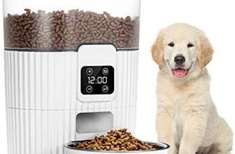 Alimentador automático de mascotas, Alimentador inteligente for mascotas de 3L, dispensador automático de alimentos for gatos y perros, alimentación automática for perros y gatos, alimentación de sinc