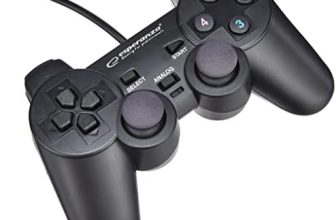 Esperanza EG102 WARRIOR – Gamepad de Vibración para Computadoras, color Negro