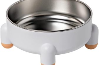 oueyfer Tazón Acero Inoxidable para Gatos Tazón Alimentación para Gatos Tazón para Perros Tazón Alimentación para Mascotas Tazón Antideslizante para Mascotas Tazón Agua para Perros Tazón