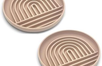 Kathson Cuenco de alimentación lenta para perros, cuencos de silicona para perros para ralentizar la alimentación, divertido cuenco para perros de alimentación lenta, cuenco antiasfixia para mascotas,