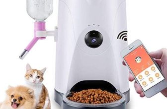 Xihouxian Dispensador Elegante De La Comida del Alimentador Automático del Animal Doméstico con La Cámara De HD Y El Control Remoto Video del Perro del Gato C40