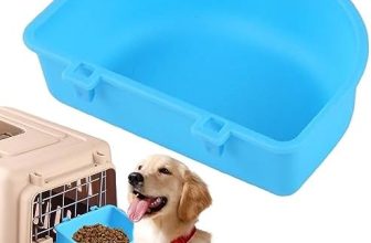 Eolaks Cuenco para Perrera – Cuenco Agua para alimentación Mascotas,Cuencos básicos para Perros pequeños, medianos y Grandes, Gatos, Cachorros, moño