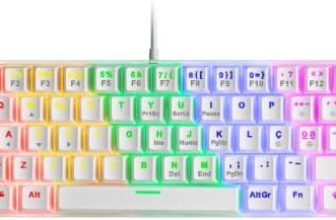 Mars Gaming MK60 Blanco, Teclado Gaming Mecánico FRGB, Antighosting, Switch Mecánico Marrón, Idioma Portugués