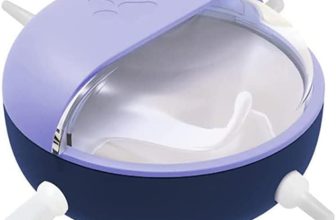 Cuenco de alimentación de leche portátil para mascotas, alimentador de alimentos de 4 pezones múltiples, cuenco de leche de enfermería para cachorros de 180ML, alimentador de pezones de silicona para