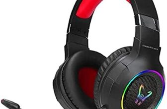Woxter Stinger RX 930 H – Auriculares Gaming con micrófono (Diadema Ajustable, retroiluminados, PS4,PC,Xbox One,Nintendo Switch), Color Negro