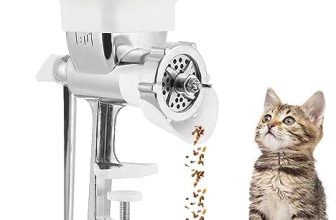 Máquina De Pellets De Alimentación para Perros Y Gatos, Granulador De Alimentos para Mascotas, Acero Inoxidable 304 con Molde De 1,5/2/2,5/3/4/5/6/7/8 Mm, Procesador De Alimentos para Alimentos 4MM