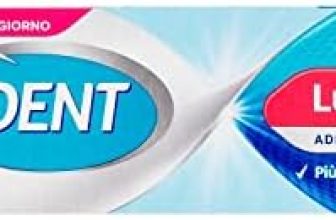 Polident Adhesivo de larga duración, para prótesis dental, hasta 12 horas de duración diaria, sabor menta delicada, 40 g