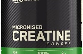 Creatina en Polvo Micronizada Optimum Nutrition, Polvo de Monohidrato de Creatina 100 % Puro para Rendimiento y Potencia Muscular, Sin Sabor, 93 Porciones, 317 g