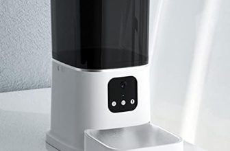 ZLXDP Alimentador automático for Mascotas de Gran Capacidad, grabadora de Voz Inteligente, Control de aplicación, Temporizador, alimentación, Gatos, dispensador de Comida for Perros