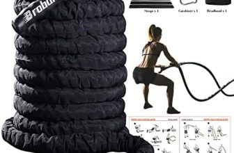 Cuerda de batalla para ejercicio, cuerda de entrenamiento, cuerdas de batalla para gimnasio en casa, cuerdas pesadas para ejercicio, cuerdas de entrenamiento para entrenamiento, cuerda de