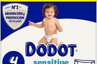 Dodot Pañales Bebé Sensitive Talla 4 (9-14 kg), 192 Pañales, Óptima Protección de la Piel de Dodot, Pack Mensual