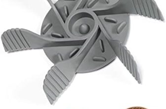 Alimentador lento para perros, comedero lento en espiral para gatos y perros, comedero para mascotas con 18 ventosas antideslizantes, evitando la obesidad, gris