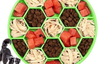 Cuencos para alimentación lenta silicona – Cuenco para alimentación lenta silicona con nido abeja hexágono, cuencos para alimentos más lente para mascotas