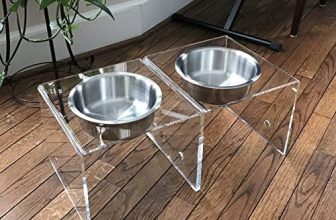 PetFusion Elevated SinglePod Alimentador magnético para Perros [Attach, Detach]. (Alto, Conjunto), 11 x 11 x 9 Cada uno